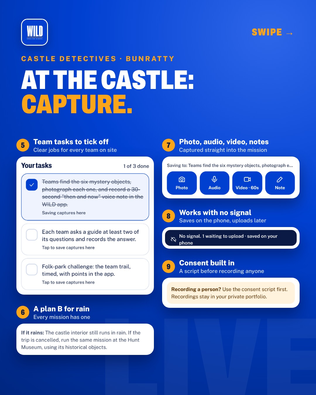 On site: Capture