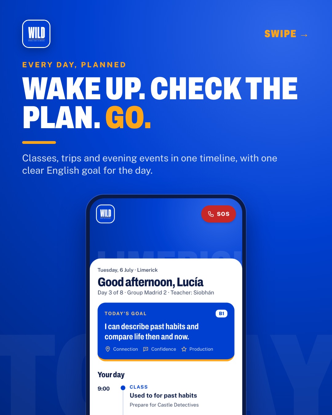 Every day, planned