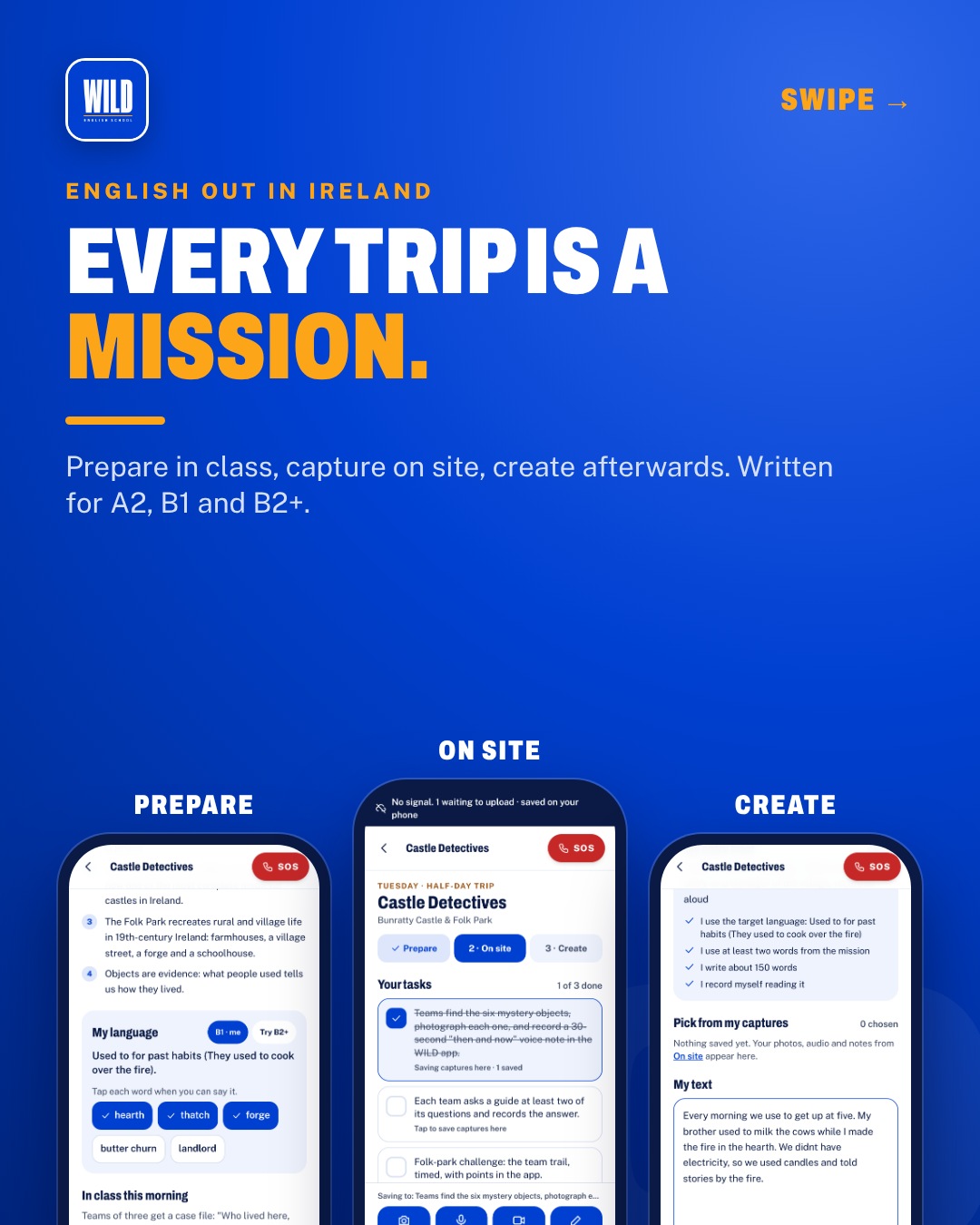 Every trip is a mission